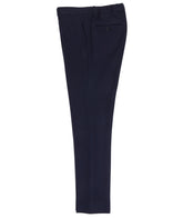 Men's Navy Cotton Blend Trousers